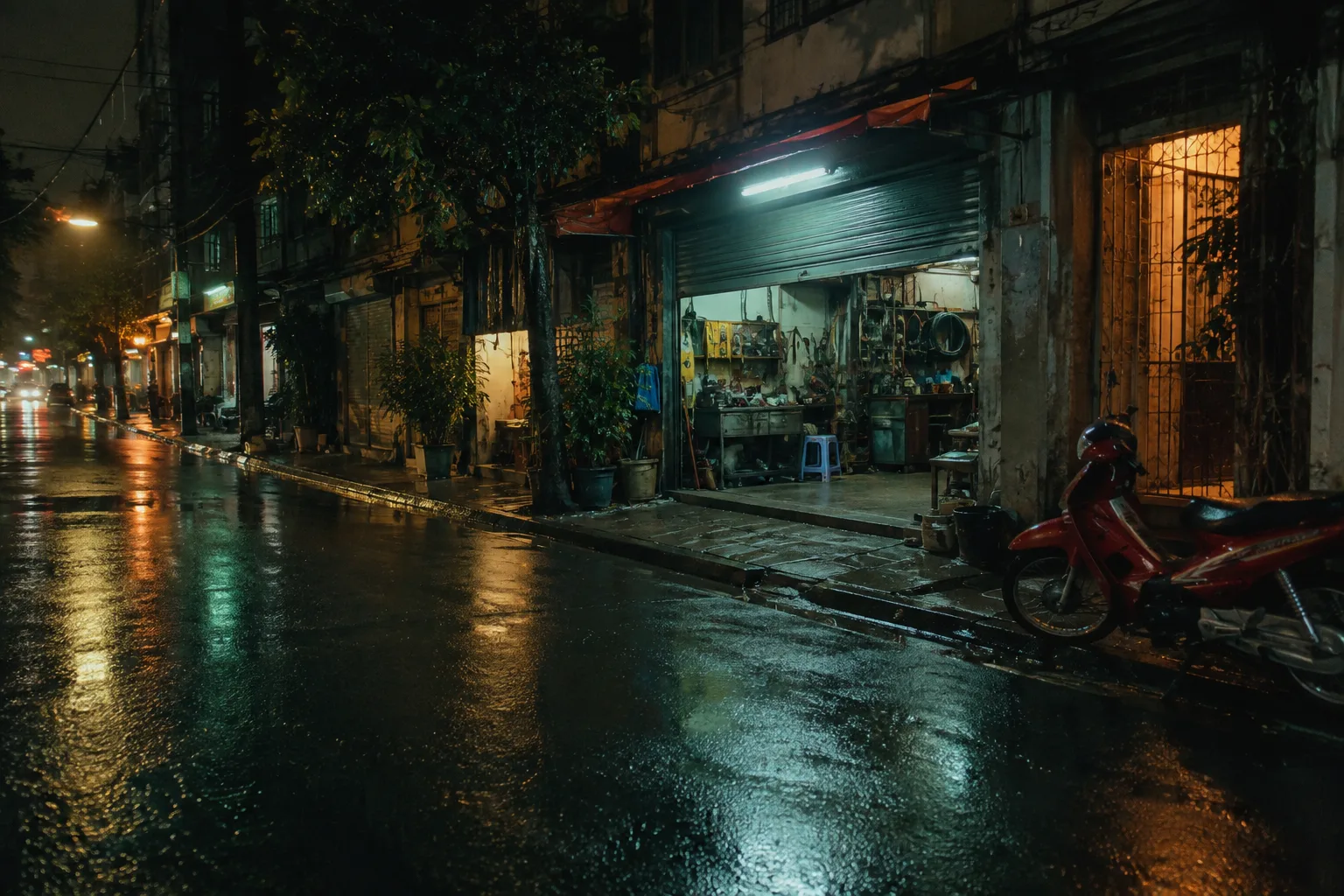 A corner awake