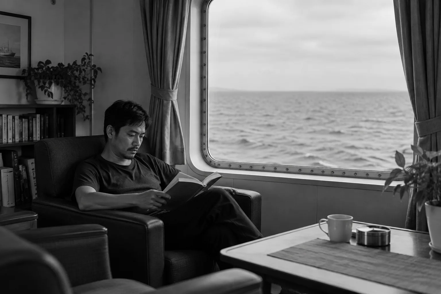 A pause at sea